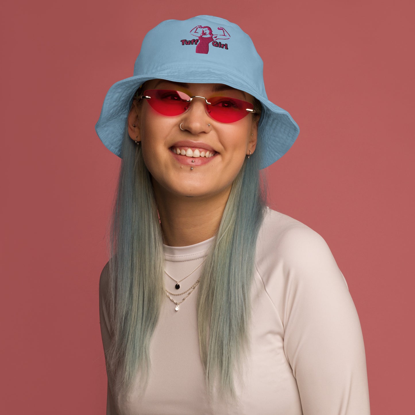 Tuff-Girl Organic bucket hat (embroidered)