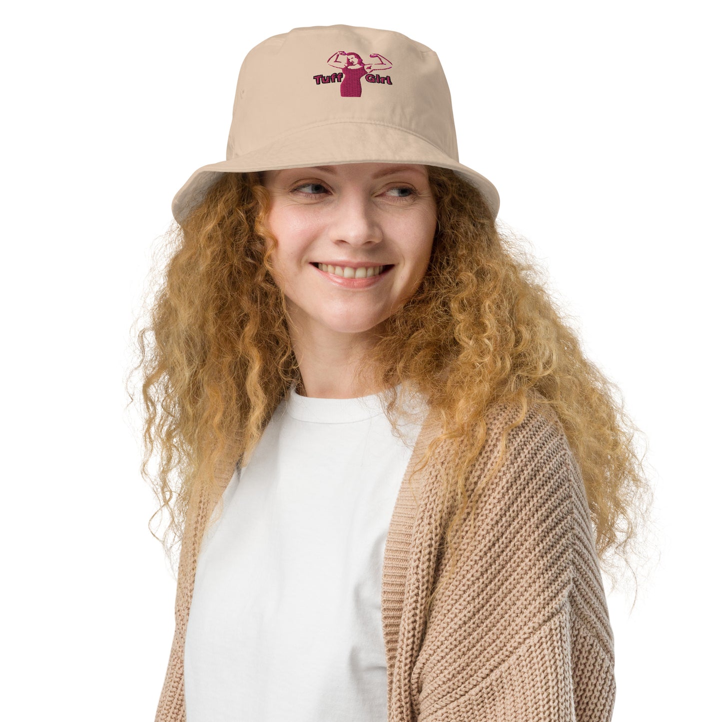 Tuff-Girl Organic bucket hat (embroidered)