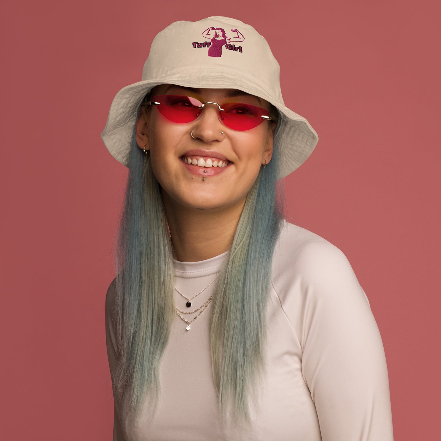 Tuff-Girl Organic bucket hat (embroidered)